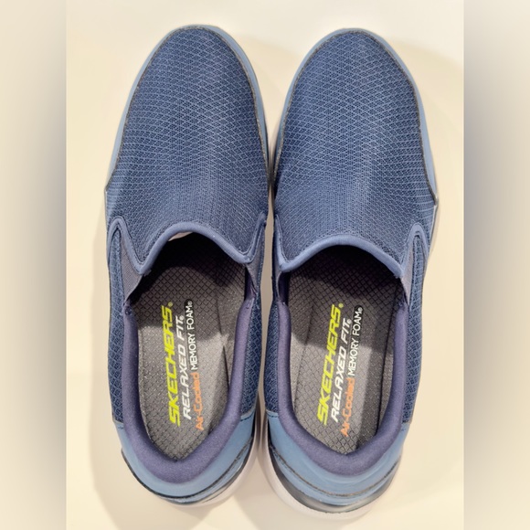 SKECHERS Mens Equalizer Bluegate Slip On - Size 10 - Picture 5 of 7